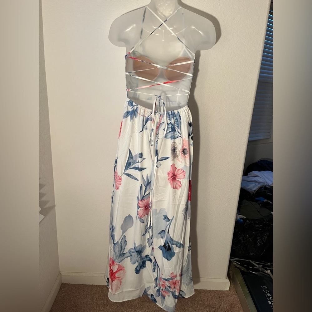 Sheilay summer dress with open back size M - Picture 8 of 13